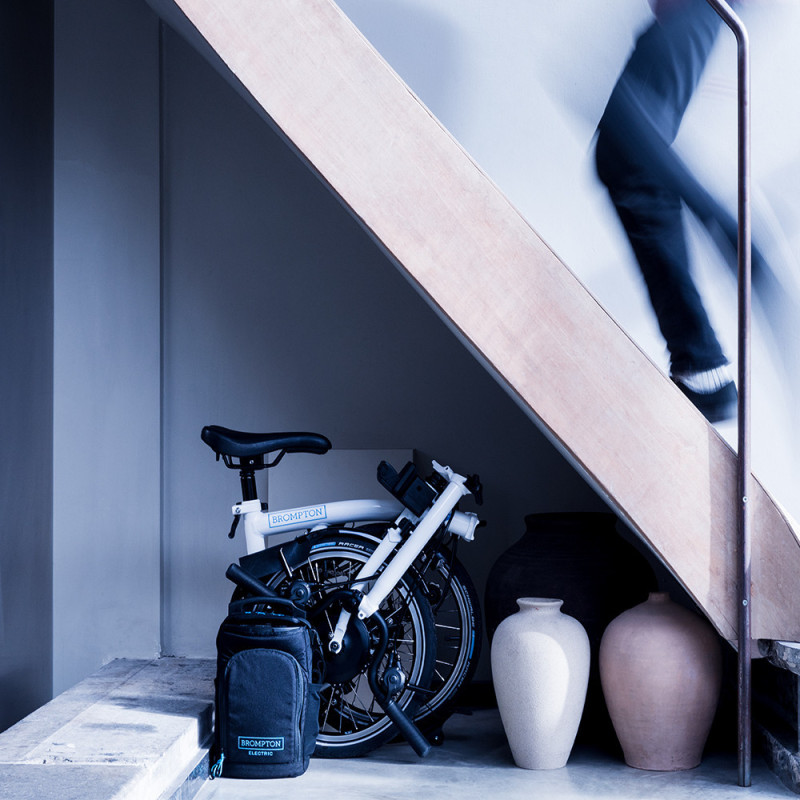 Vélo pliant électrique Brompton Electric 6 vitesses - Configuration Cyclable