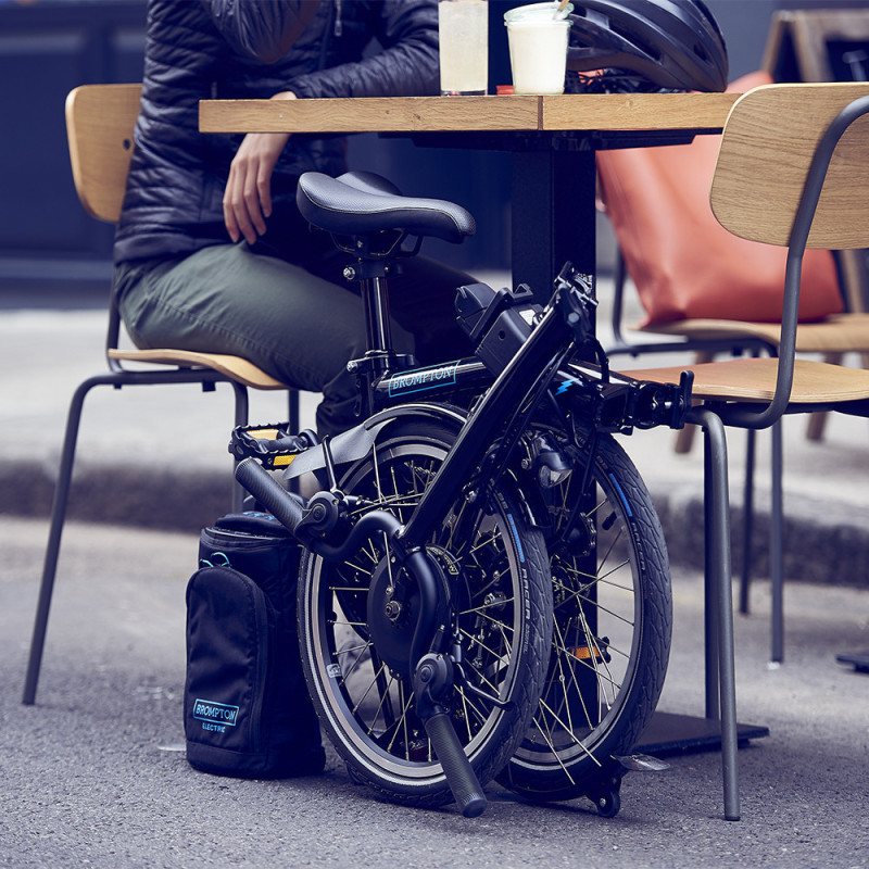 Vélo pliant électrique Brompton Electric 6 vitesses - Configuration Cyclable
