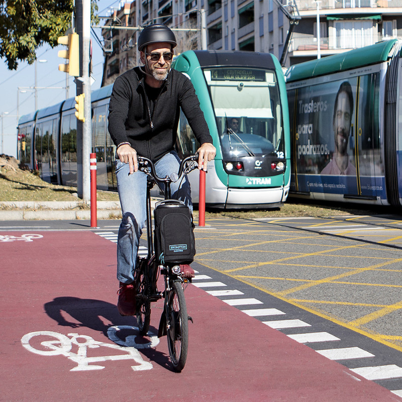 Vélo pliant électrique Brompton Electric 6 vitesses - Configuration Cyclable