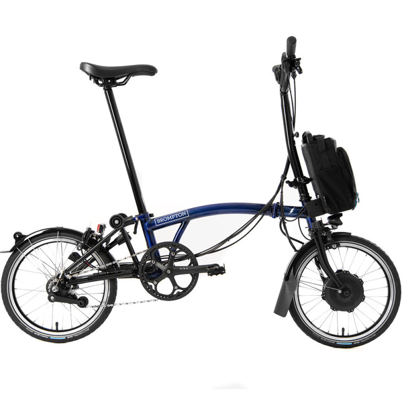 Vélo pliant électrique Brompton Electric 6 vitesses - Configuration Cyclable