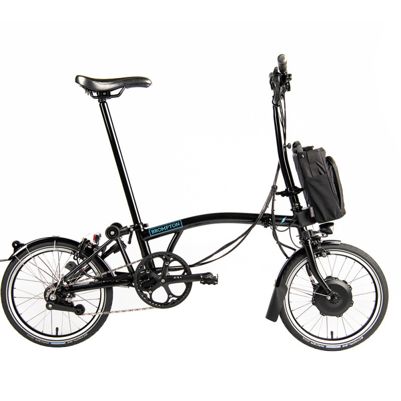 Vélo pliant électrique Brompton Electric 6 vitesses - Configuration Cyclable