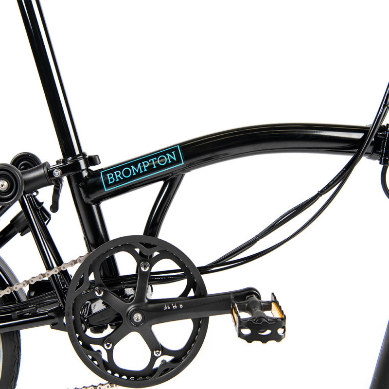 Vélo pliant électrique Brompton Electric 6 vitesses - Configuration Cyclable