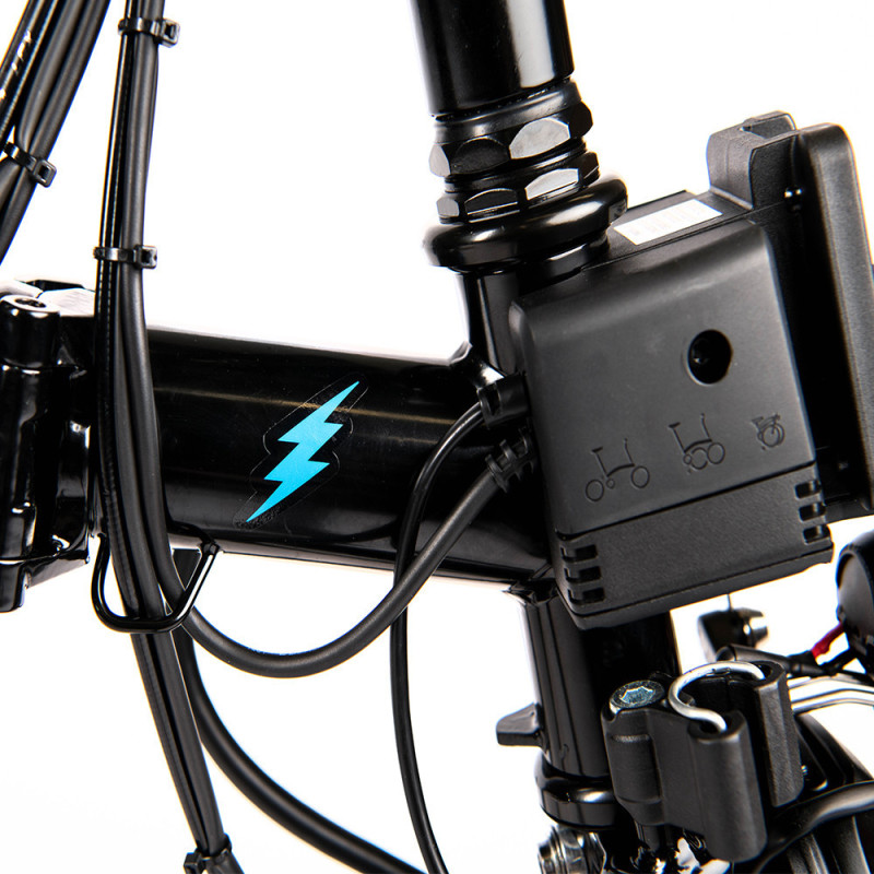 Vélo pliant électrique Brompton Electric 6 vitesses - Configuration Cyclable