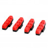 Paire de patins de frein Magura HS11 / HS22 / HS33 (x2) Rouge