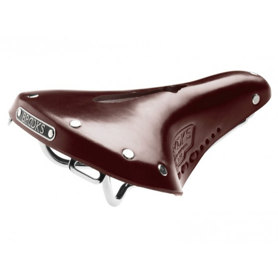 Selle de vélo cuir Brooks B17 Carved Short marron