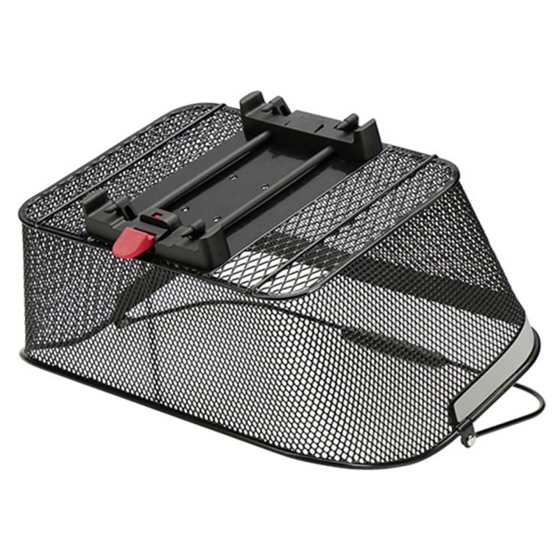 Panier de vélo arrière KlickFix City Reflect Racktime adaptateur Vario