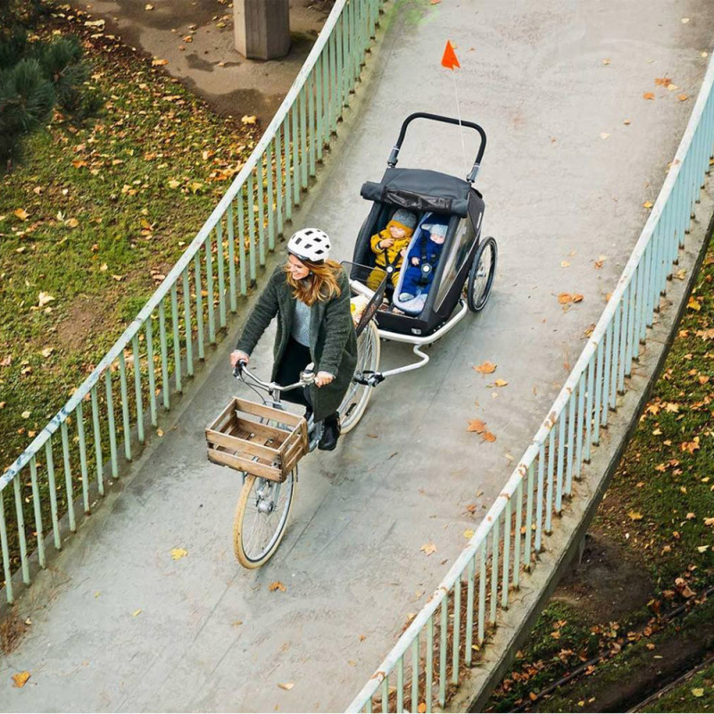 Remorque vélo enfant Croozer Kid Vaaya 1 ville