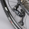 Vélo Gravel Genesis Croix de Fer 10 noir déraileur