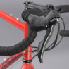 Vélo Gravel Genesis Croix de Fer 20 rouge levier Shimano