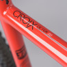 Vélo Gravel Genesis Croix de Fer 20 rouge top-tube