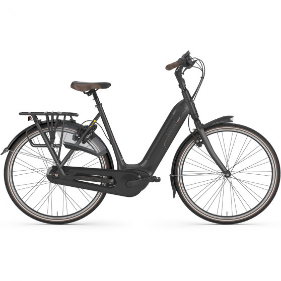 Vélo de ville électrique Gazelle Grenoble C8 HMB noir