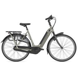 Vélo de ville électrique Gazelle Grenoble C8 HMB gris