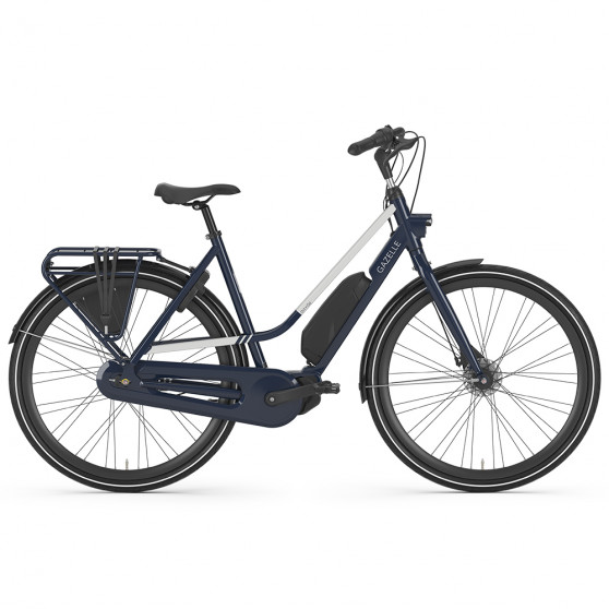Vélo de ville électrique Gazelle CityGo C7 HMS bleu