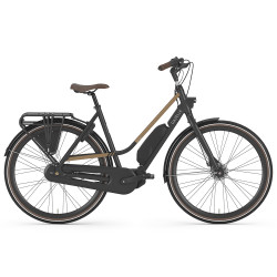 Vélo de ville électrique Gazelle CityGo C7 HMS noir