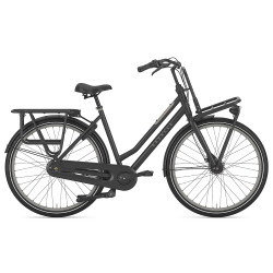 Vélo de ville Gazelle HeavyDutyNL noir ouvert