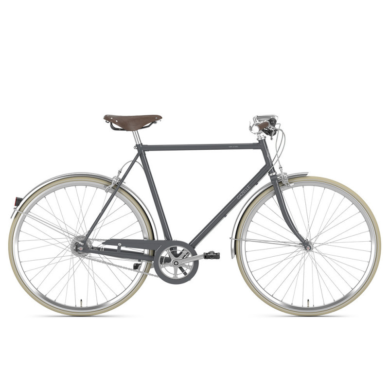 Vélo de ville Gazelle Van Stael gris foncé diamant