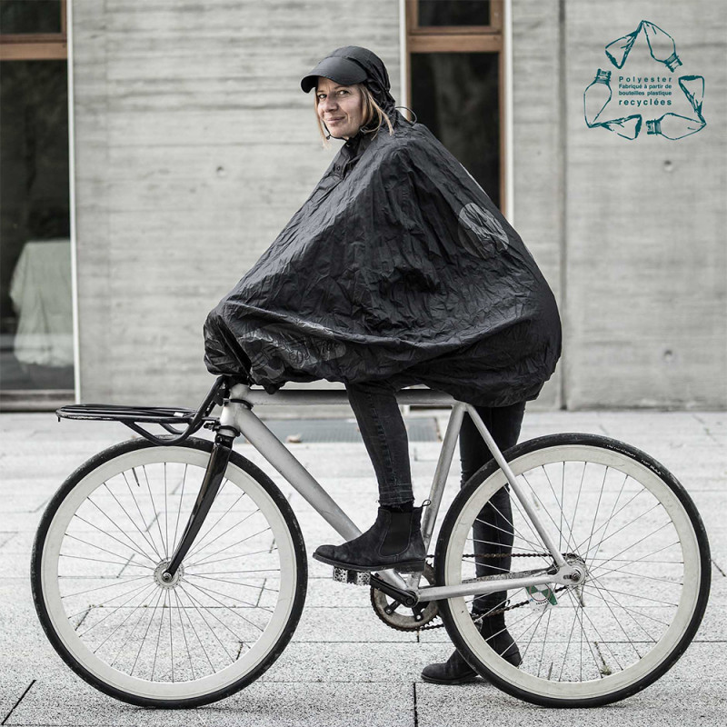 Juste de siège de vélo imperméable, housse de pluie élastique