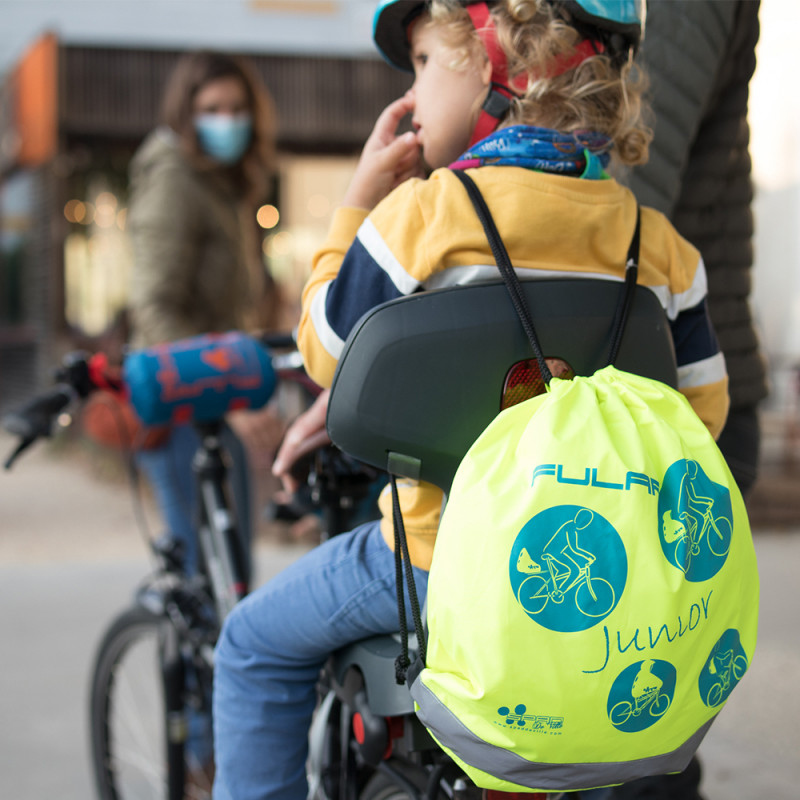 Cape de pluie enfant Fulap Junior Jaune - Spad de ville - Vélo dayak