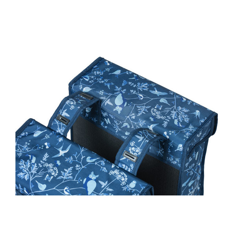 Paire de sacoches vélo ville Basil Wanderlust 2 x 17,5 L Noir