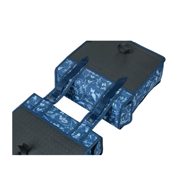 Paire de sacoches vélo ville Basil Wanderlust 2 x 17,5 L Noir