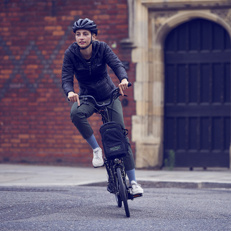 Vélo pliant électrique Brompton Electric 6 vitesses - Configuration Cyclable