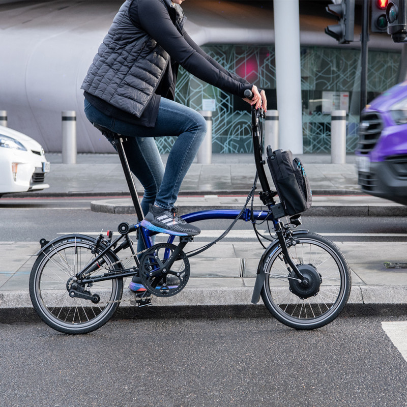 Vélo pliant électrique Brompton Electric 6 vitesses - Configuration Cyclable