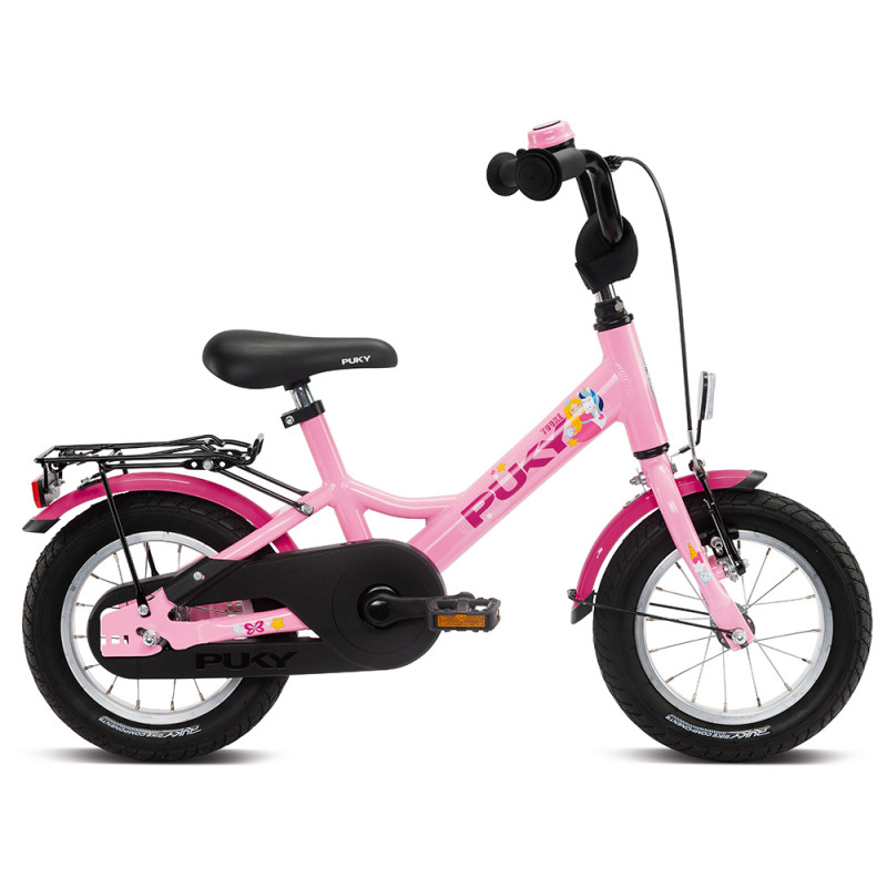 Fetcoi Vélo enfant 20 pouces fille garçon enfant vélo 6 vitesses VTT avec  lampe pour 12-16 ans (rose + blanc)