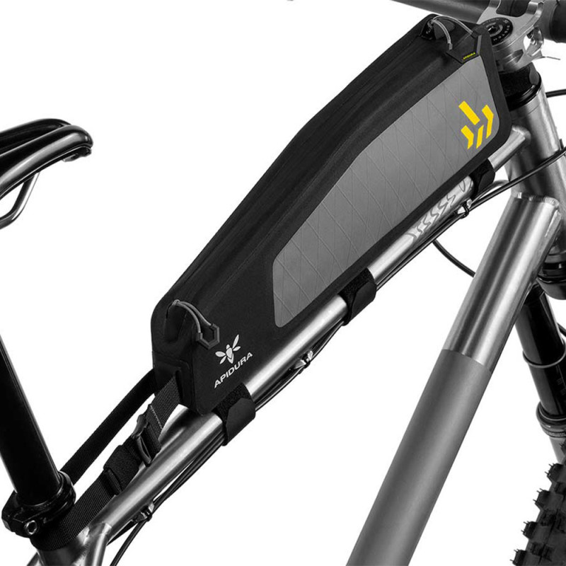 Sacoche de cadre bikepacking Apidura Backcountry Long Top Tube 1.8L
