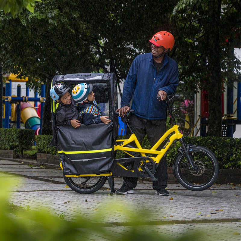 Housse de pluie pour vélo cargo Troy E-Special