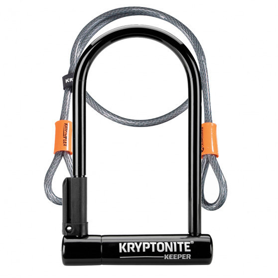 Antivol U Kryptonite Keeper 12 avec câble KryptoFlex