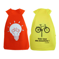 2 Pièces Gilet réfléchissant Harnais Fluo de Sécurité Brassard Réglable de  Haute Visibilité pour Vélo Course