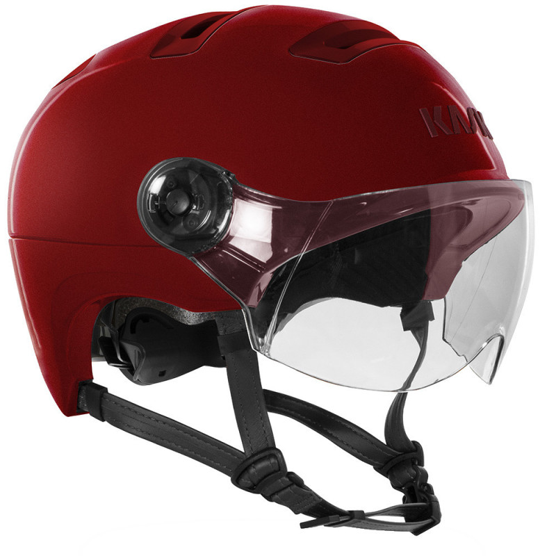 Casque de vélo urbain avec visière Kask Urban R bordeaux