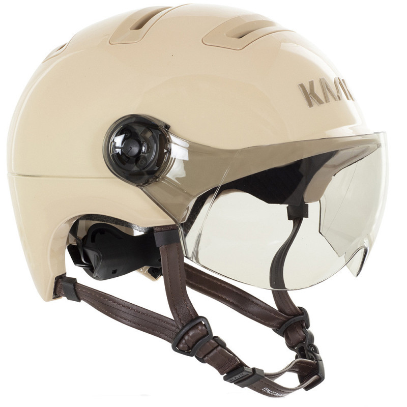 Casque de vélo urbain avec visière Kask Urban R champagne
