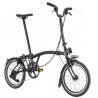 Vélo pliant Brompton P Line Urban noir guidon haut (4 vitesses)