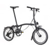 Vélo pliant Brompton P Line Urban noir guidon bas (4 vitesses)