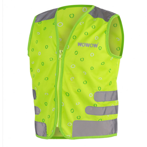 Gilet enfant Wowow Fun Jacket fluo réfléchissant - Cyclable