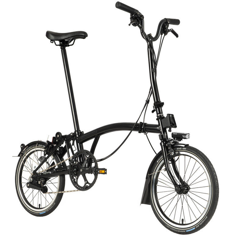 Vélo pliant Brompton C Line Black Edition Explore (6 vitesses)