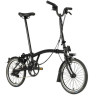 Vélo pliant Brompton C Line Black Edition Explore (6 vitesses)