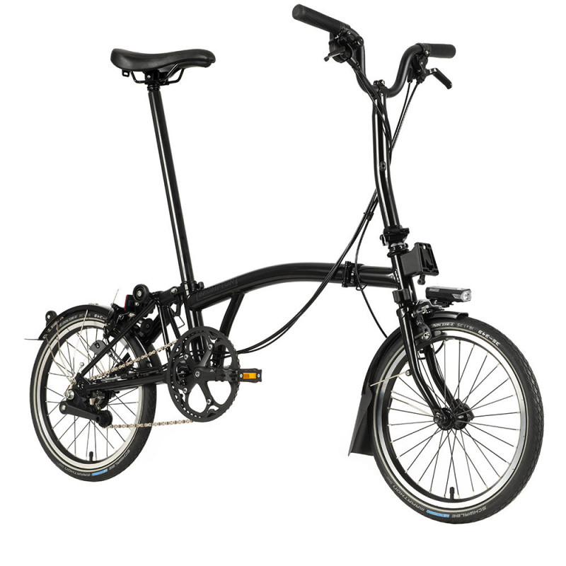 Vélo pliant Brompton C Line Black Edition Explore (6 vitesses)