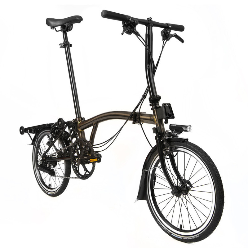 Vélo pliant Brompton C Line Black Edition Explore (6 vitesses)