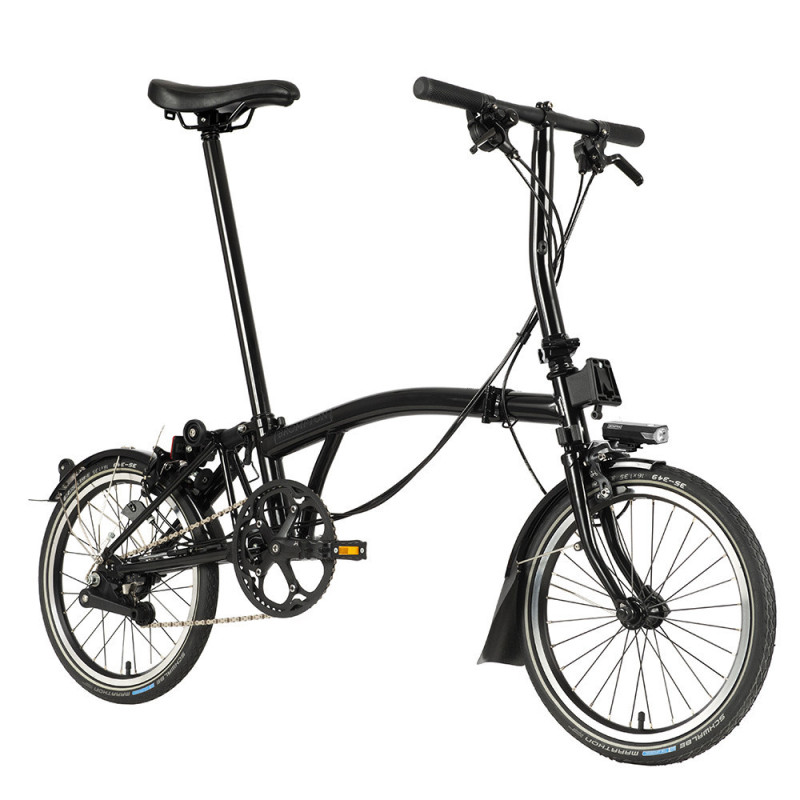 Vélo pliant Brompton C Line Black Edition Explore (6 vitesses)