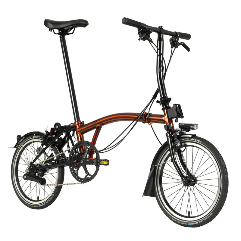 Vélo pliant Brompton C Line Black Edition Explore (6 vitesses)