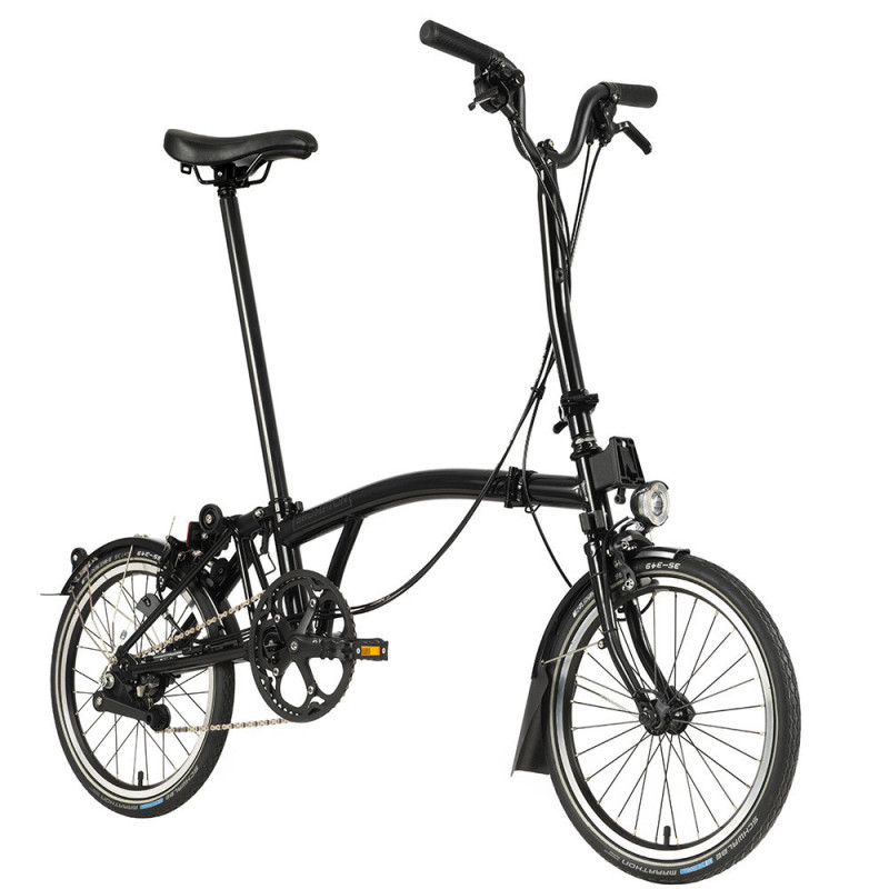 Vélo pliant Brompton C Line Black Edition Explore (6 vitesses)