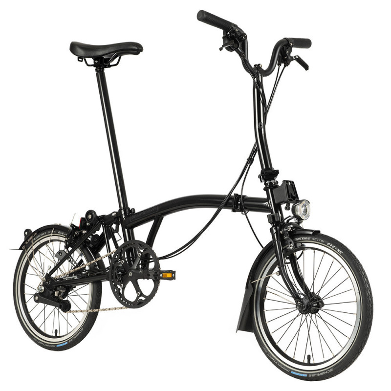 Vélo pliant Brompton C Line Black Edition Explore (6 vitesses)