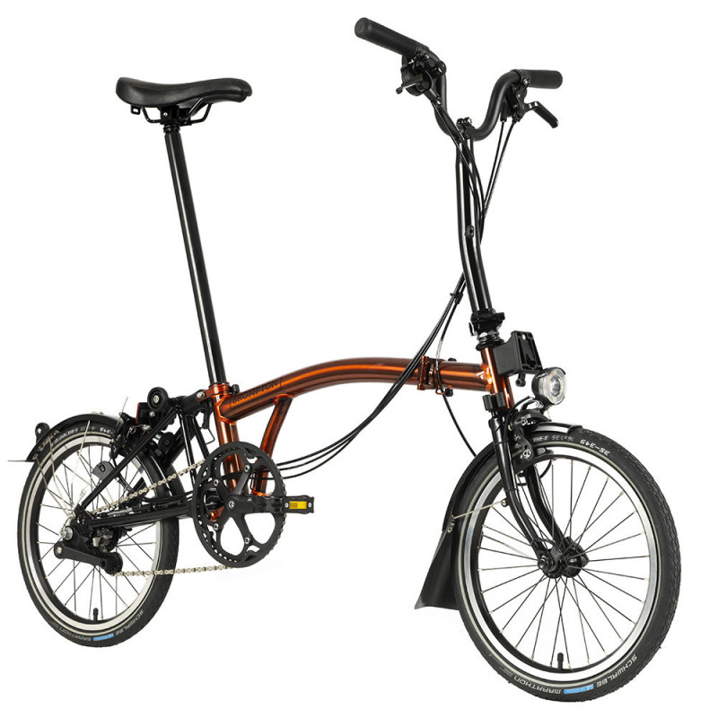 Vélo pliant Brompton C Line Black Edition Explore (6 vitesses)