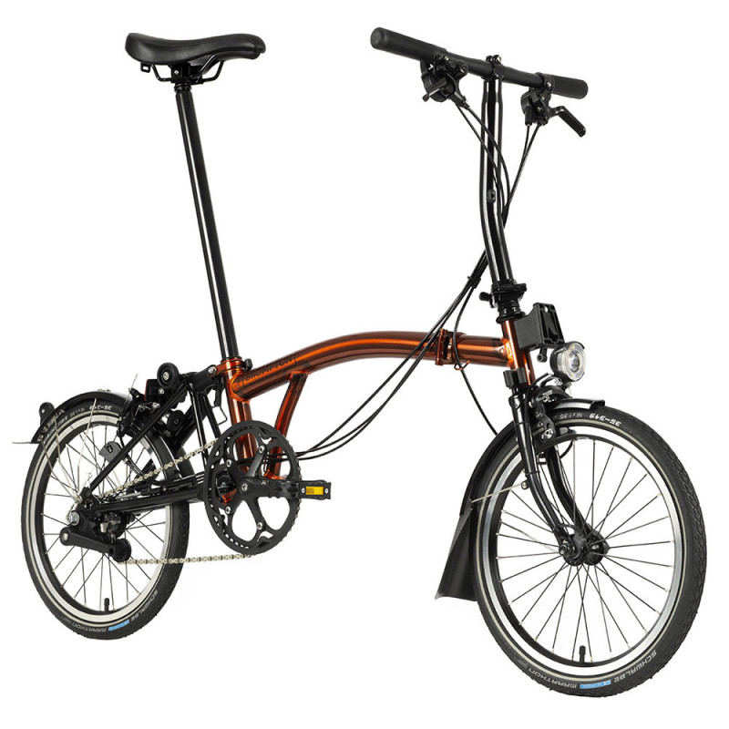Vélo pliant Brompton C Line Black Edition Explore (6 vitesses)