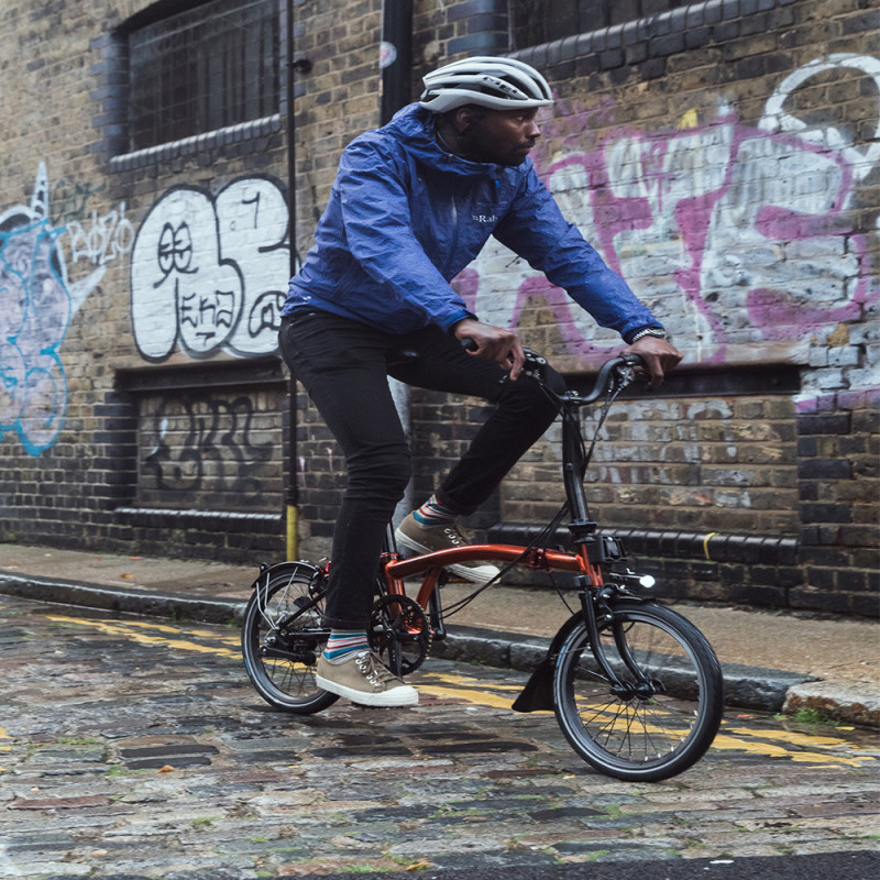 Vélo pliant Brompton C Line Black Edition Explore (6 vitesses)