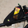 Sacoche de cadre bikepacking Miss Grape Node Adventure poche mesh