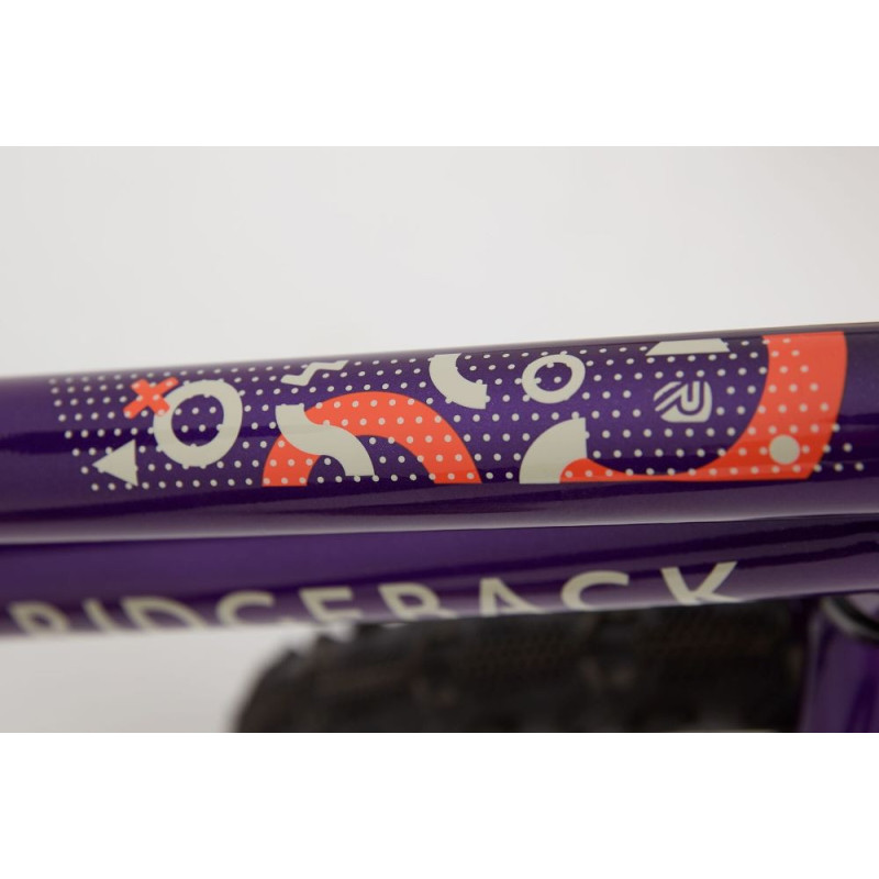 Vélo enfant 16" Ridgeback Melody (3-6 ans) violet vue latérale