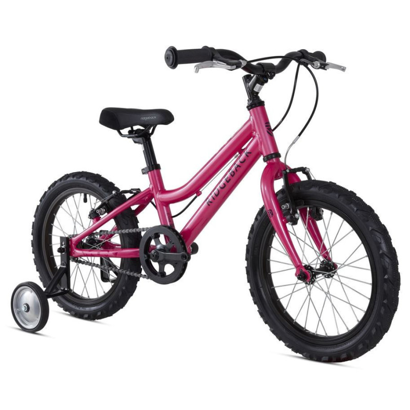 Vélo enfant 16" Ridgeback Melody (3-6 ans) violet vue latérale